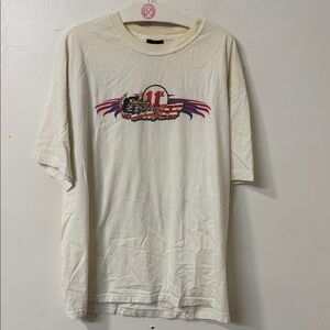 Y2K vintage Kraig Kinser outlaw racing tee